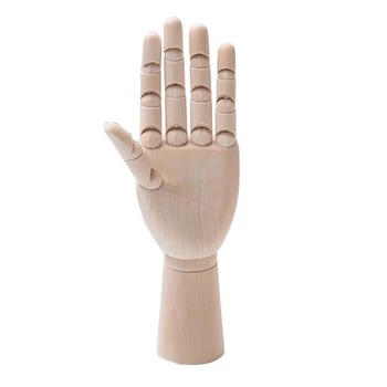 

Solid Wood Hand Ring Bracelets Display Holder Bangle Display Stand Ring Display Stand Hand Model