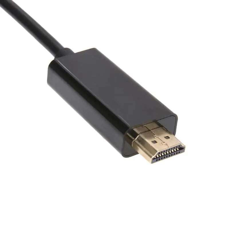 1,8 м DisplayPort папа-HDMI папа 1080P видео конвертер Кабель-адаптер