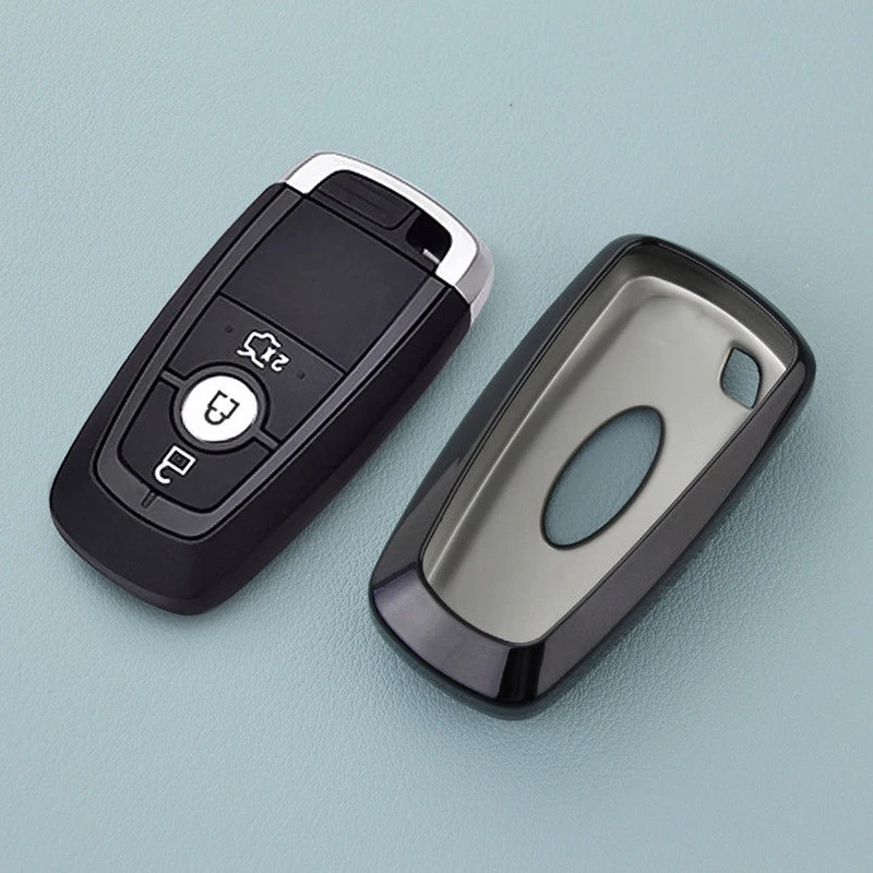 

1Pcs Key Cover Smart Fob Black For Ford New Fusion Explorer Edge F-150 Mustang