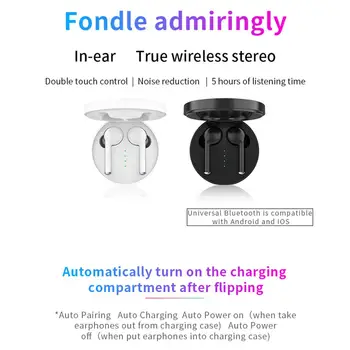 

TW40 Original Earbuds Bluetooth Earphones Wireless Headphones with Microphone Sport Waterproof Gaming Headset for iPhone elari
