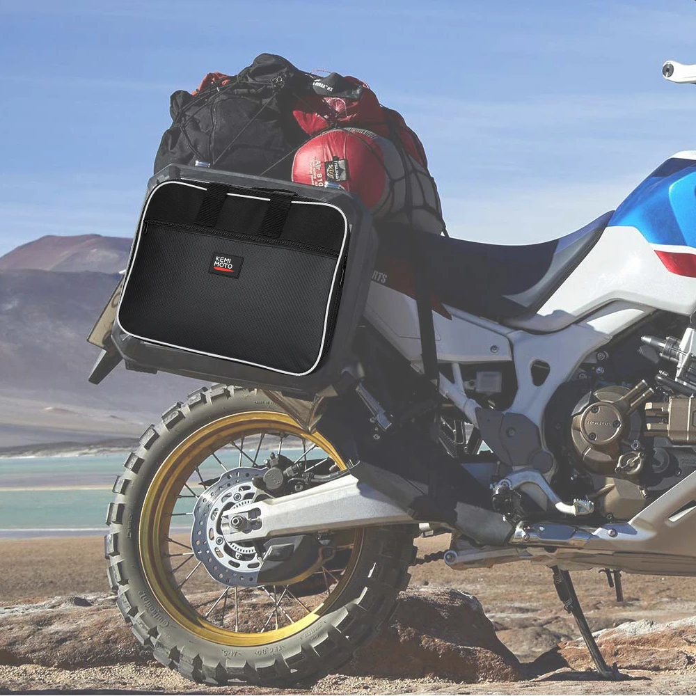 Bolsa interior de equipaje para motocicleta HONDA AFRICA TWIN CRF1100L, maletas laterales, herramientas, bolsa de sillín, 45L| | - AliExpress