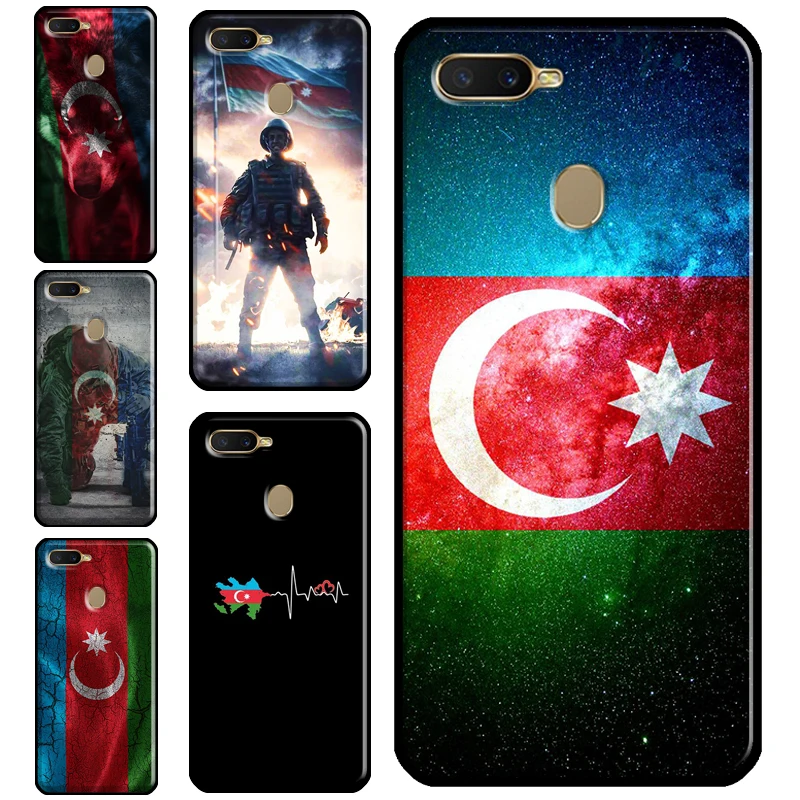 Чехол для OPPO A3S A5S A1K A31 A53 A5 A9 азербайджанский флаг A15 A52 A72 A83 A91 Reno 2 Z 4 Pro F5 2020 |