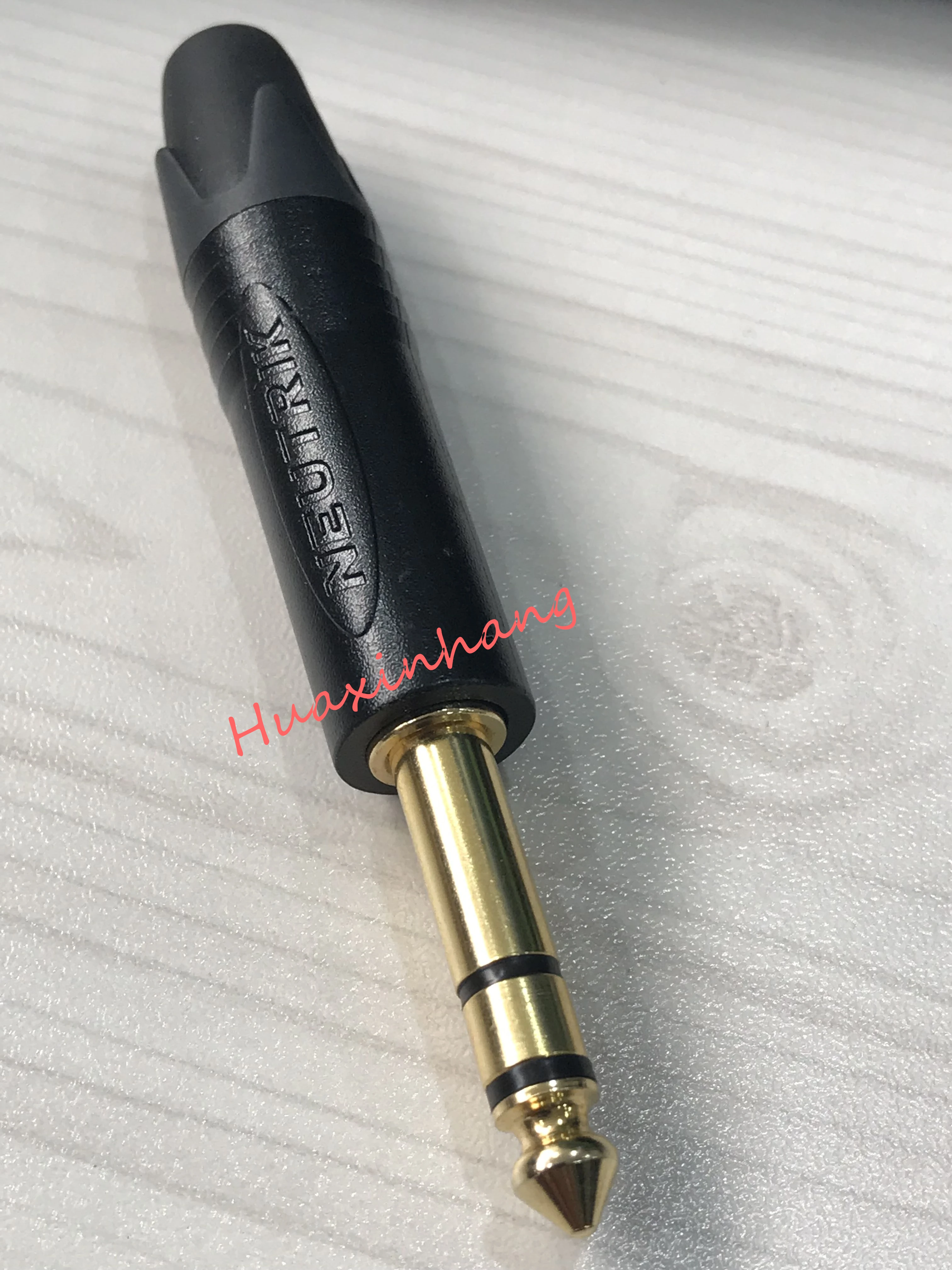 

20PCS High quality Gold plated NP3X 3P big three core 3 Pole 6.35 mm 6.5mm TRS Stereo audio plug Speaker connector Jack plug