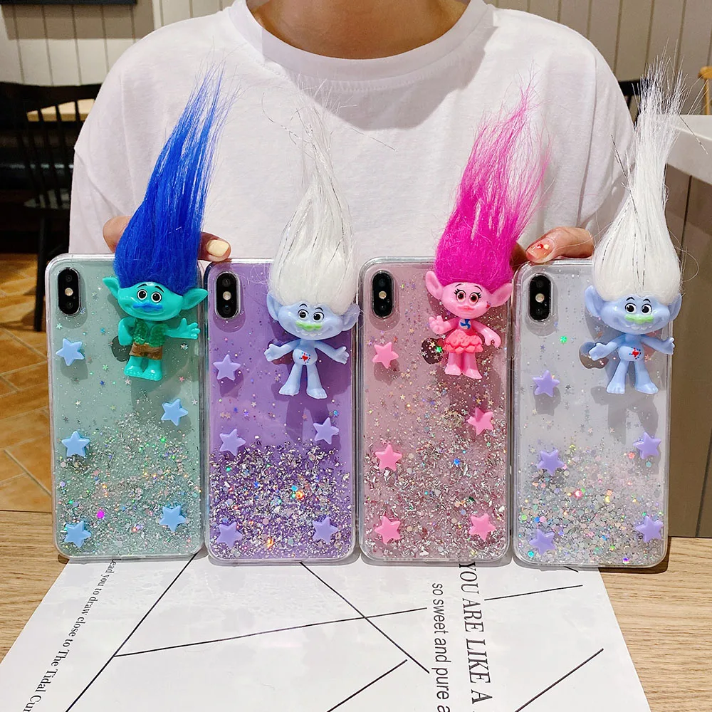 Troll doll mobile phone case for 11pro max Cellphone protective cover Elves troll doll For iphone 11 XR XS Max 6 7 8 Plus X case Troll doll mobile phone case for 11pro max Cellphone protective cover Elves troll doll For iphone 11 XR XS Max 6 7 8 Plus X case
