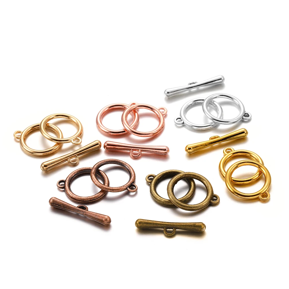 10/20 sets/lot gold /rose gold OT Toggle-haken Anschlüsse Für DIY Armband Halskette Schmuck Finden Liefert zubehör – Detail 6