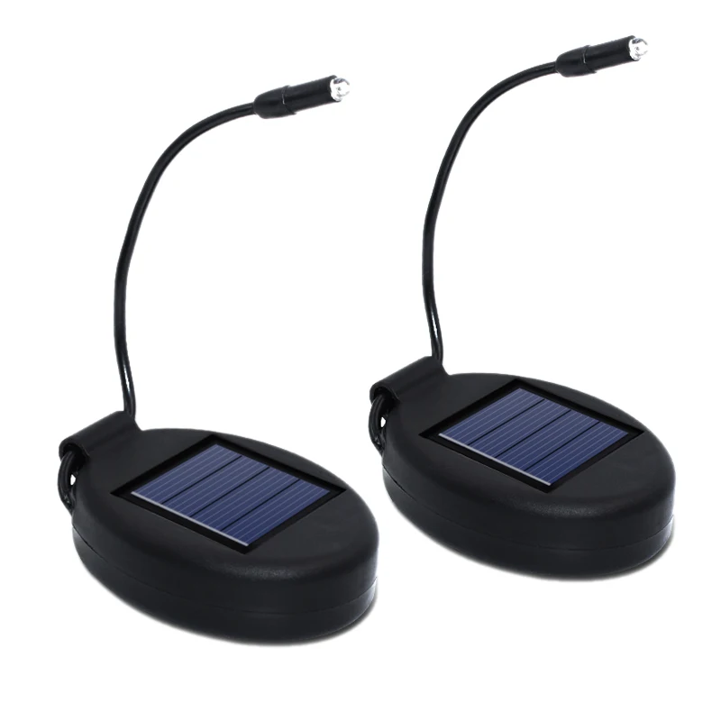 

ELEG-2Pcs Solar Light Outdoor Waterproof Solar Lamp Pot Lights Beautiful Lighting for Garden Flower Lawn Led Lamps