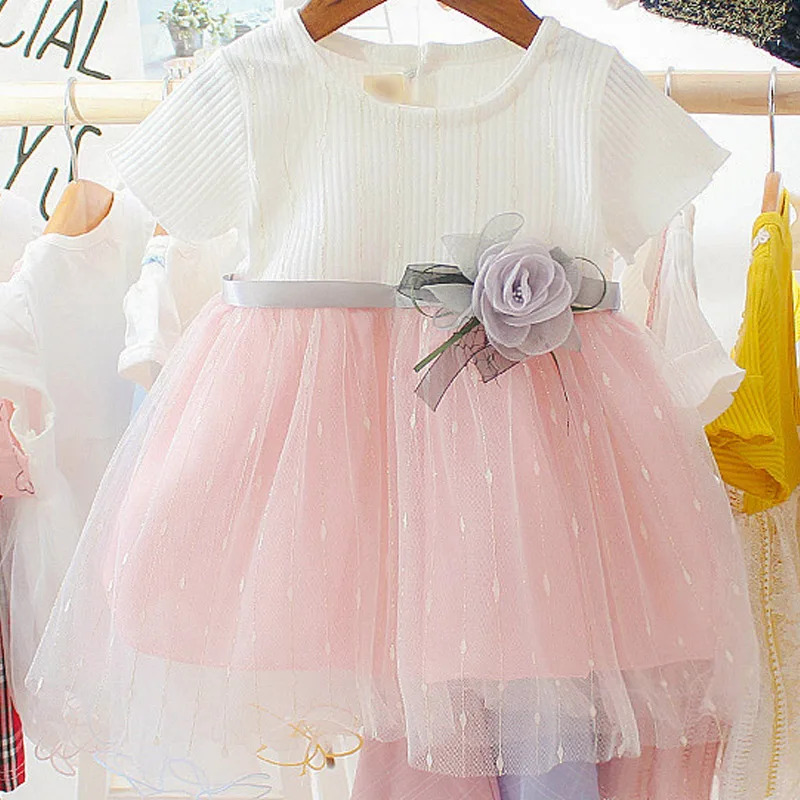 Mayfair Cabin/модное милое платье принцессы для новорожденных девочек; одежда для малышей; платья для малышей; платье на день рождения для девочек 1 года - Цвет: AX1220 White