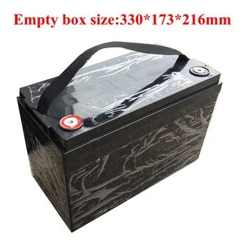 

12V 24V 36V 48V 100Ah Customize Battery Pack Box for Build Battery Pack Black Box with Handle Empty Box for OEM Box
