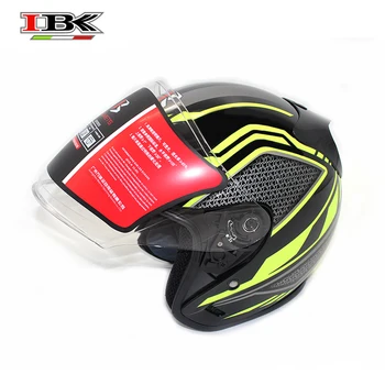 

IBK Cool Style Casco Casque Motorbike 3/4 Helmet Electric Bicycle Scooter Anti-UV Open-Face Helmet IBK-702