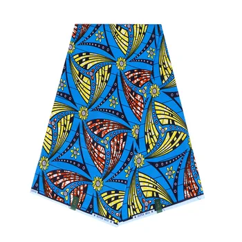 

High Quality Veritable Guarantee Real Wax 6yards/lot 100% Cotton African Fabric