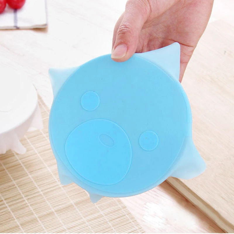 Silicone Plastic Wrap Seal Vacuum Food Cover Fresh& Placemat Pad Kitchen Tools