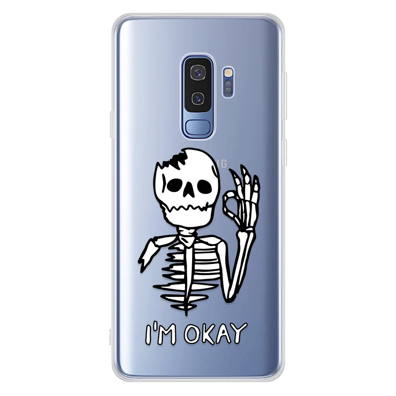 Прозрачный чехол для телефона samsung Galaxy S10 e Plus S10e S10+ S9 S8 Plus, милый Футляр с рисунком S10Plus S9Plus S8Plus - Цвет: 33