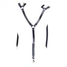 Мужской костюм с подвязками на подвязках, экзотические майки, регулируемый кожаный ремень, для мужчин, для геев, для взрослых, игровое снаряжение, нагрудный Топ