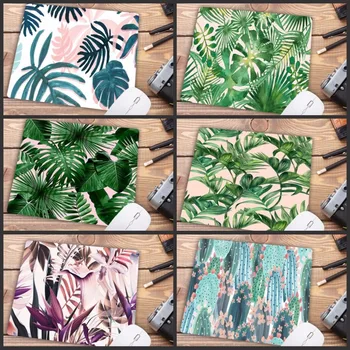 

XGZ Promotion Russia My Favorite banana Tree Green Leaves Mouse pad anime PC Computer mat Natural Rubber Gaming mousepad