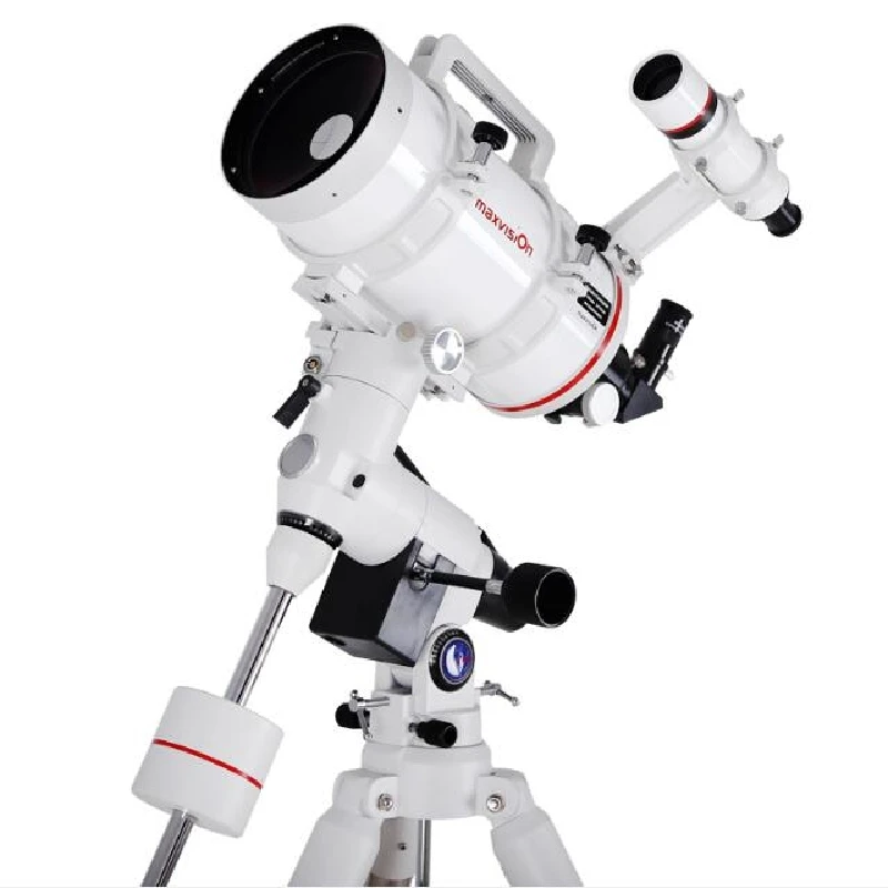 Maxvision 152 Folding Telephoto Maca Astronomical Telescope 152/1900mm F12.5 with EXOS-2 German Equatorial Mount 2 Inches Tripod |