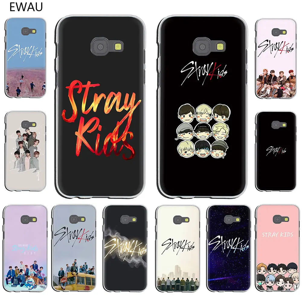 EWAU Stray Kids kpop hard Phone Case for Galaxy J8 J7 J6 J5 J4 J3 J2 J1 2015 2016 Prime 2017 EU US Version Plus | Мобильные телефоны