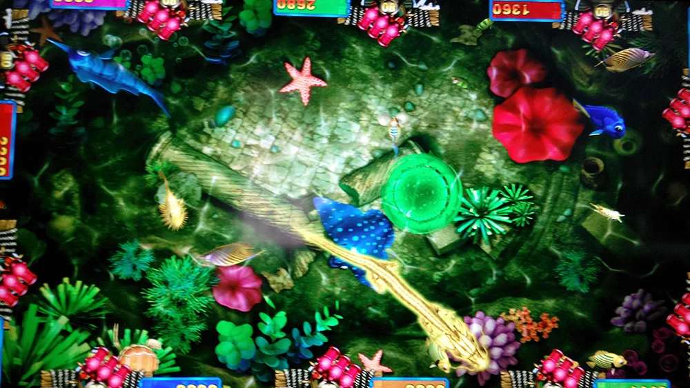 Arcade Shooting Game Machine Host Accessories for 6-10 Players Description Image.This Product Can Be Found With The Tag Names Board Game, Fish hunter game machine, Sports Entertainment