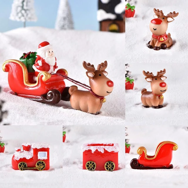 Miniature Christmas Decorations Dollhouse  Miniature Christmas Figurines -  Ornament - Aliexpress