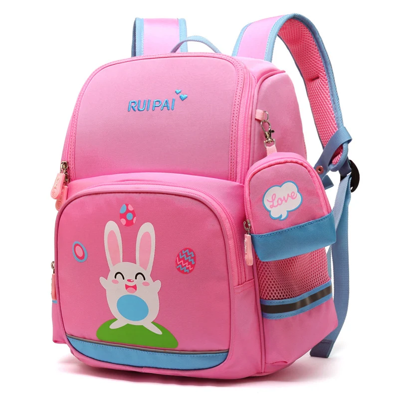 Детские рюкзаки с мультяшным Кроликом, вместительные школьные сумки для девочек и мальчиков, школьные рюкзаки для учеников начальной