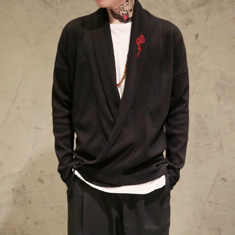 

Man Clothing Casual Open Stitch Male Jacket Vintage Fashion Jacket Men Chinese Style Soft Streetwear Mens Jackets Plus Size