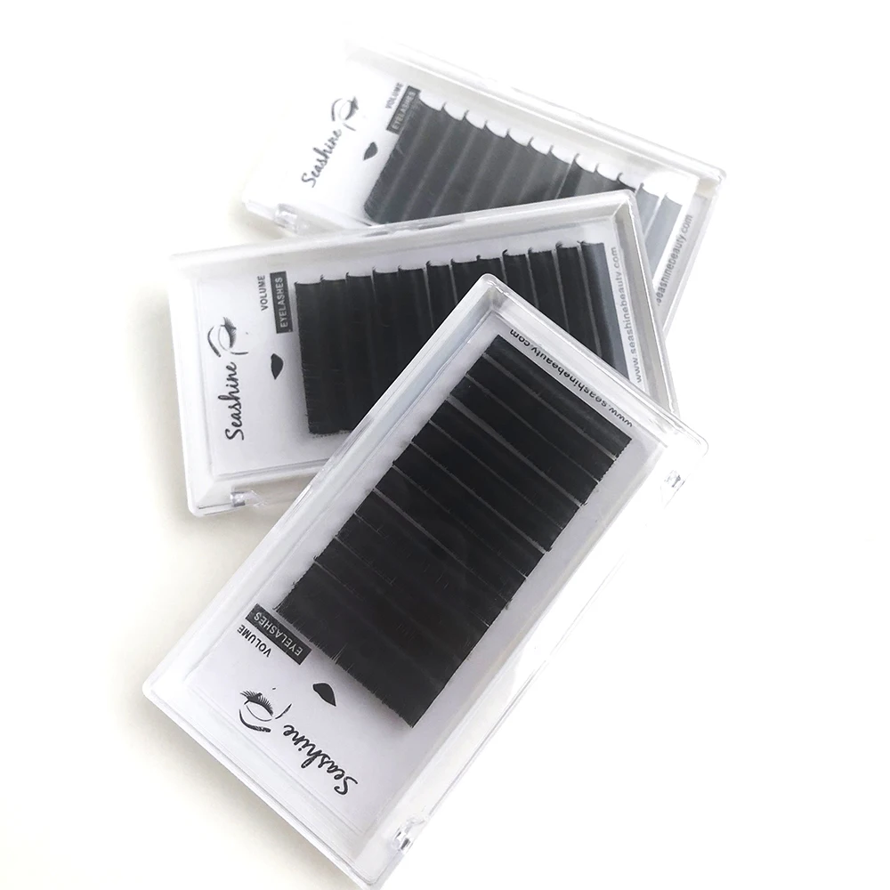 

Seashine Individual Eyelashes Soft Lash Extension Supplies B C CC D False Mink Eyelash Extension Russian Volume Lashes 0.03-0.25