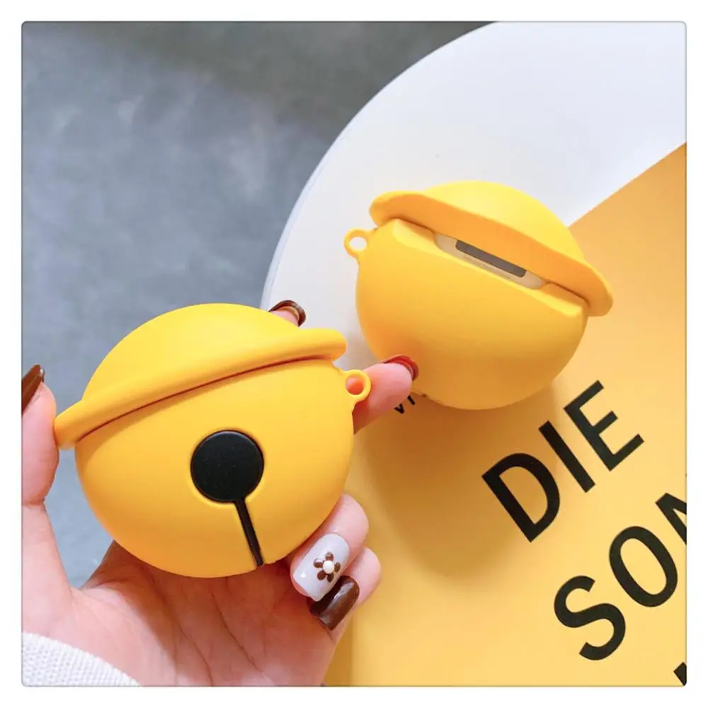 

Hot 3D Cute Little Bell Pineapple Cactus Wireless Bluetooth Headset Silicone Case For Airpods Earphne Protective hockproof case