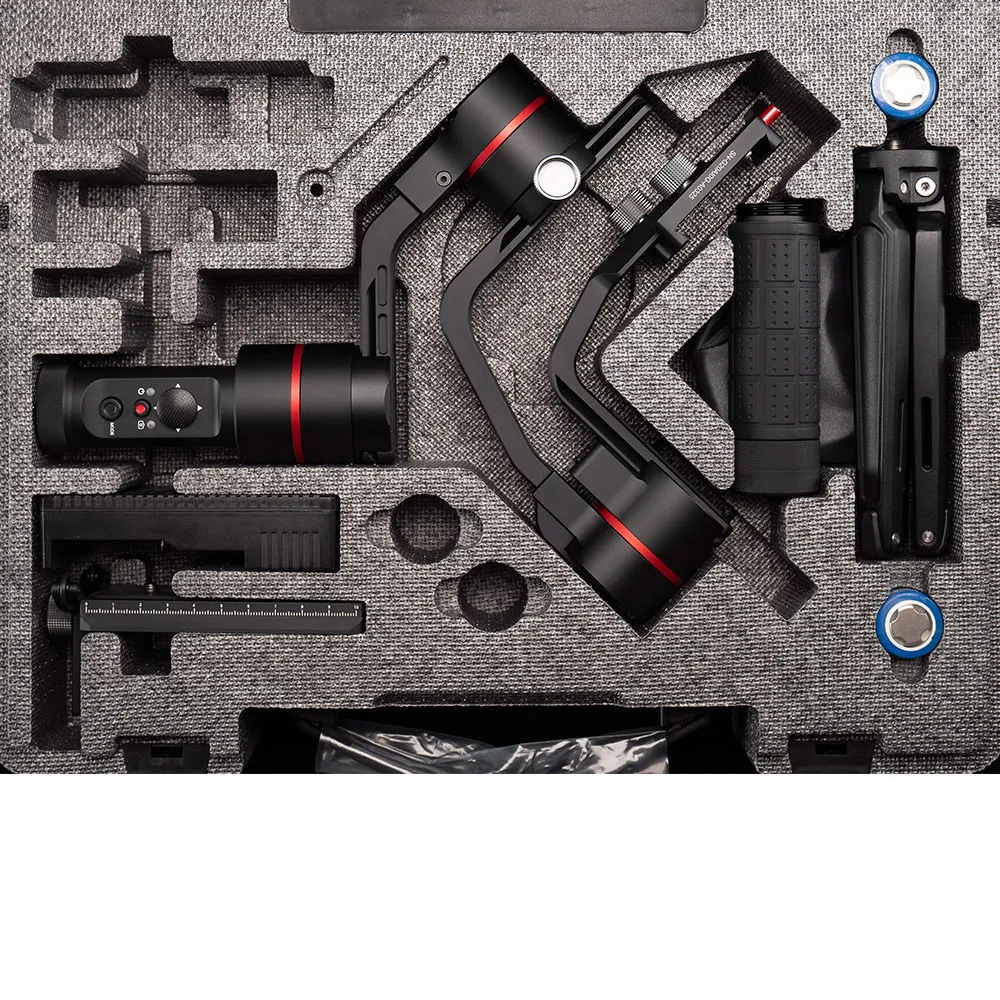 Accsoon A1 плюс 3-осевой ручной шарнирный стабилизатор для камеры GoPro 3,6 кг грузоподъемность полный визуальный без крышки Для беззеркальных цифровых зеркальных фотоаппаратов Камера PK Zhiyun