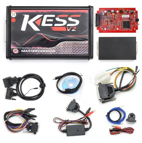 KESS V2 V2.47 V5.017 ЕС красный ECM титановые Winols KTAG V2.25 V7.020 4 светодиодный онлайн мастер-версия ECU OBD Автомобильный/Грузовик программист
