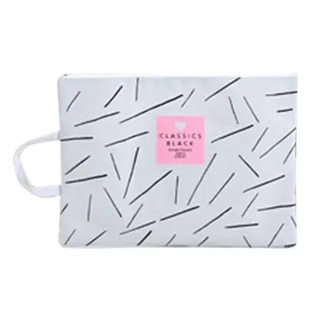 

Cartoon Oxford Chain File Bag A4 Neutral Oxford Cloth Zipper Waterproof Bag File Storage Wearable And Durable