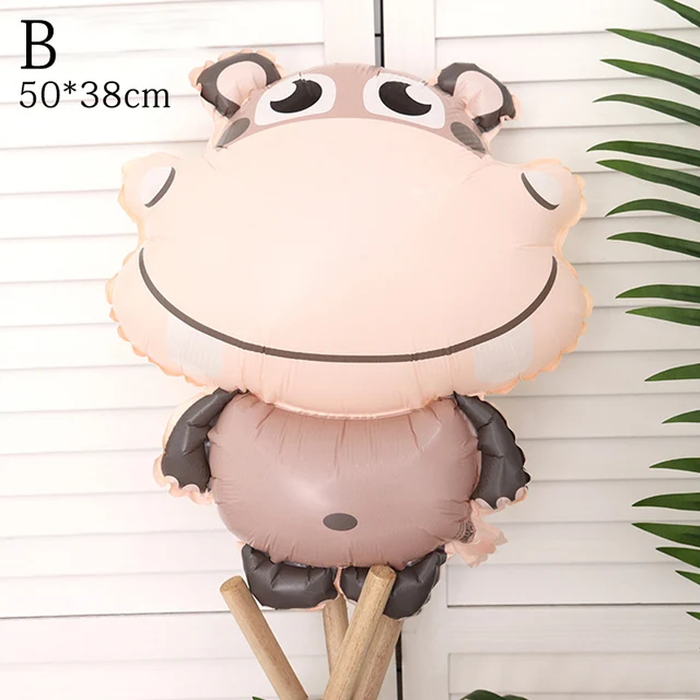 Cartoon Animal foil balloon Animal Cute Fox panda octopus starfish Birthday party Decor Baby Shower Holiday Kids Toys Balloons 2