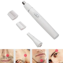 New 2 In 1 Electric Nose Ear Trimmer Shaving Hair Removalr For Men Women Eyebrow Shaver Hairs Razor