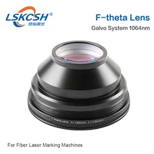 LSKCSH F-theta сканирующая линза полевой объектив 1064nm 50x50-300x300 F63-420mm для 1064nm YAG волоконно-оптическая лазерная маркировочная машина запчасти