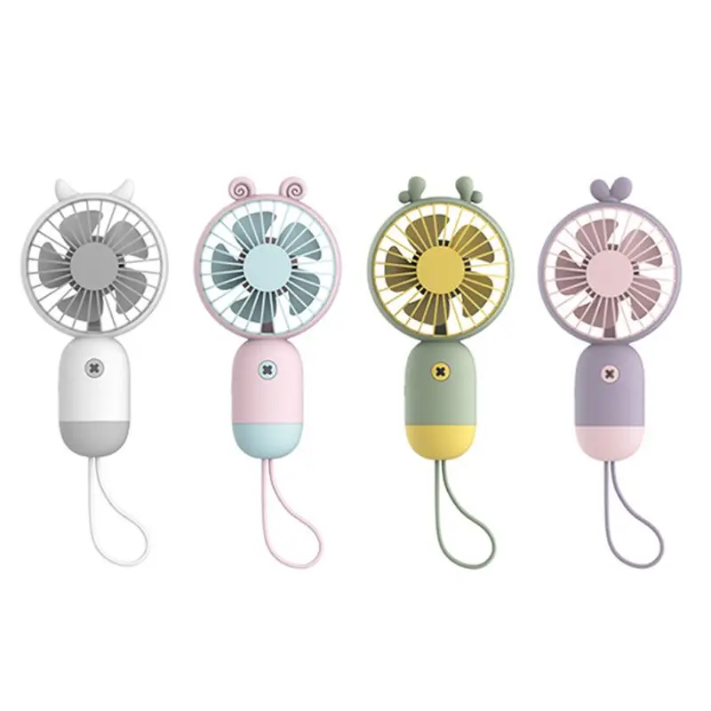 

Mini Portable Handheld Fan Cute Cartoon Pattern USB Charging Cooling Fan Cooler