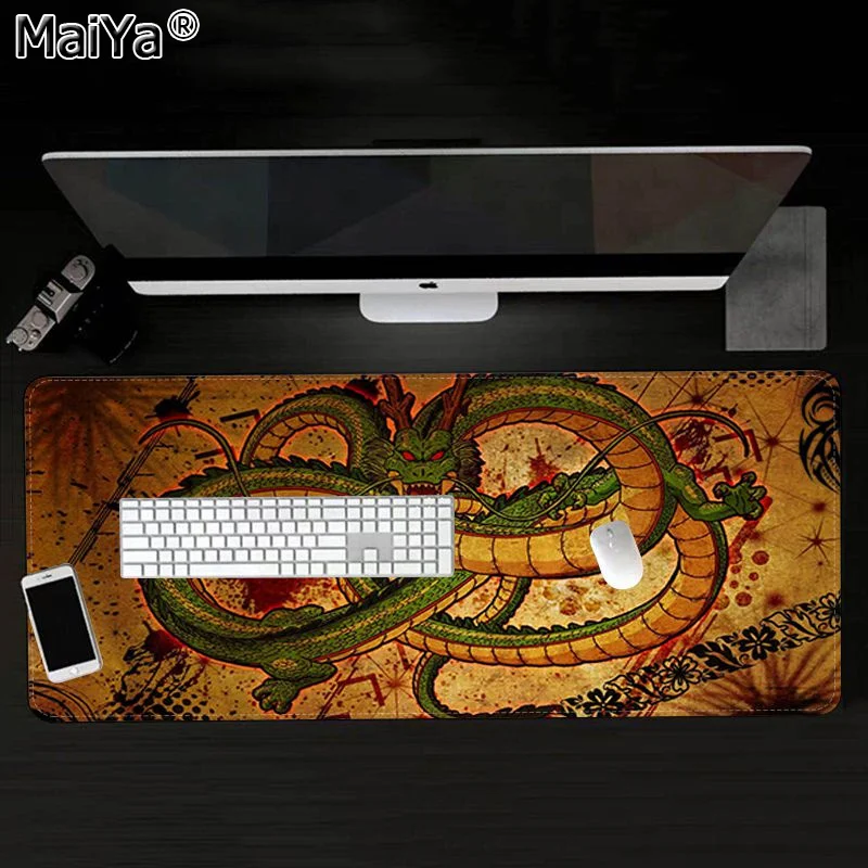 Lock Edge 30x80cm Maiya Cool New Dragon Ball Z прочный резиновый коврик для мыши коврик большой коврик для мыши клавиатуры коврик - Цвет: Lock Edge 30x80cm
