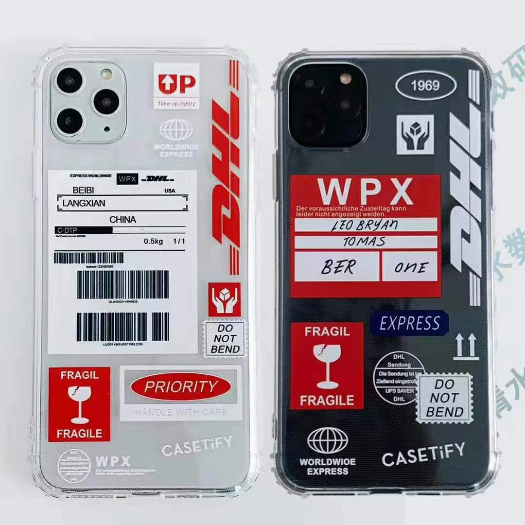 Брендовый Прозрачный чехол для Iphone X 11 Pro Xs Max Xr 10 8 7 6 6s Plus роскошный мягкий пары