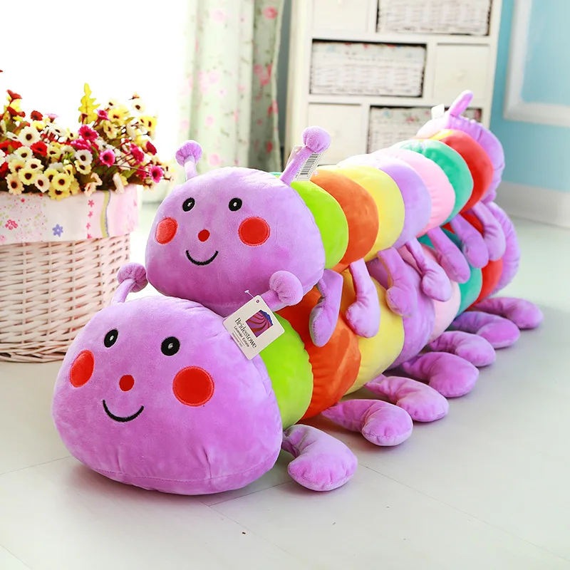 

Manufacturers Direct Selling Colorful Caterpillar Plush Toys Large Size Creative Doll Send Girl'S Birthday Gift