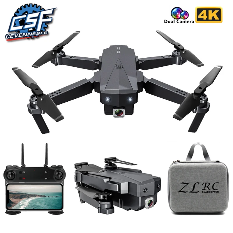 2020 Новый SG107 мини Дрон с 4K HD WIFI 1080P FPV камера 2 4 GHZ Квадрокоптер оптическая