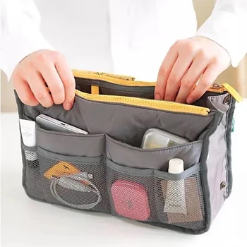 

Cosmetic Bag Travel Organizer Portable Beauty Pouch Functional Bag Toiletry Make Up Makeup Organizers Phone Bag Case