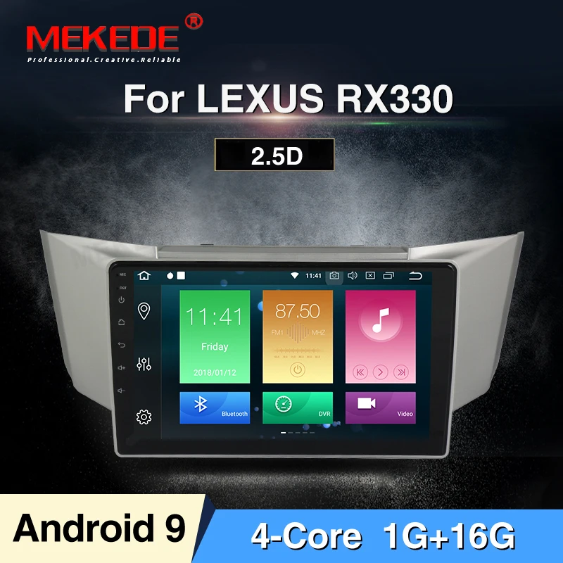 Android 9,0 Автомобильный DVD Радио для Lexus RX300 RX330 RX350 RX400H Toyota harrier gps навигационный экран Радио Аудио мультимедийный плеер