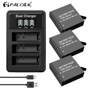 

Original For Xiaomi Yi II yi 4k 4k+ Battery az16-1 az16-2 battery + LCD Charger for Xiaoyi Yi Lite YI 360 VR Action Camera