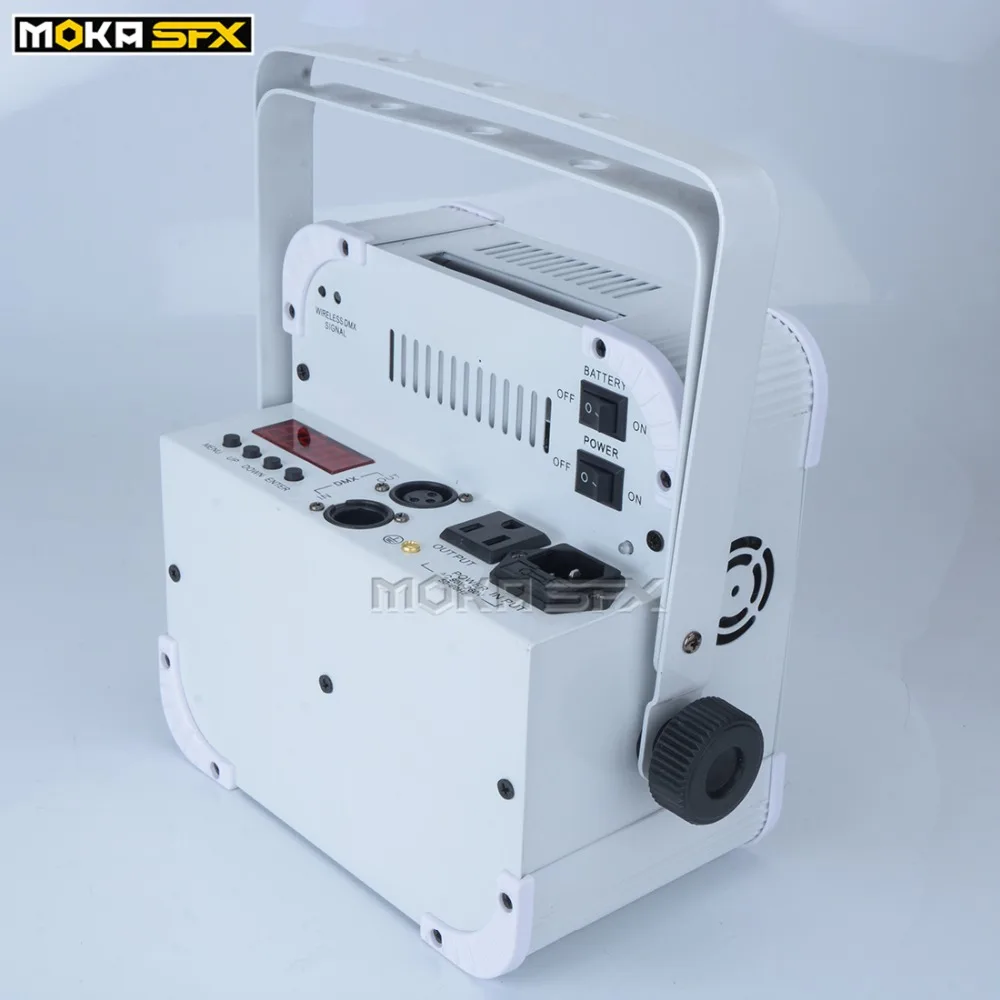 4 шт./партия батарея мощность беспроводной dmx led par Светильник для сцены 9*18 Вт led par Светильник RGBWA UV 6 в 1 полноцветный