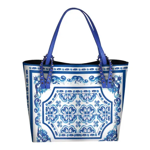 Роскошная итальянская брендовая сумка в этническом стиле из натуральной кожи Sicilian женская сумка-шоппер от известного дизайнера большие сумки - Цвет: 3