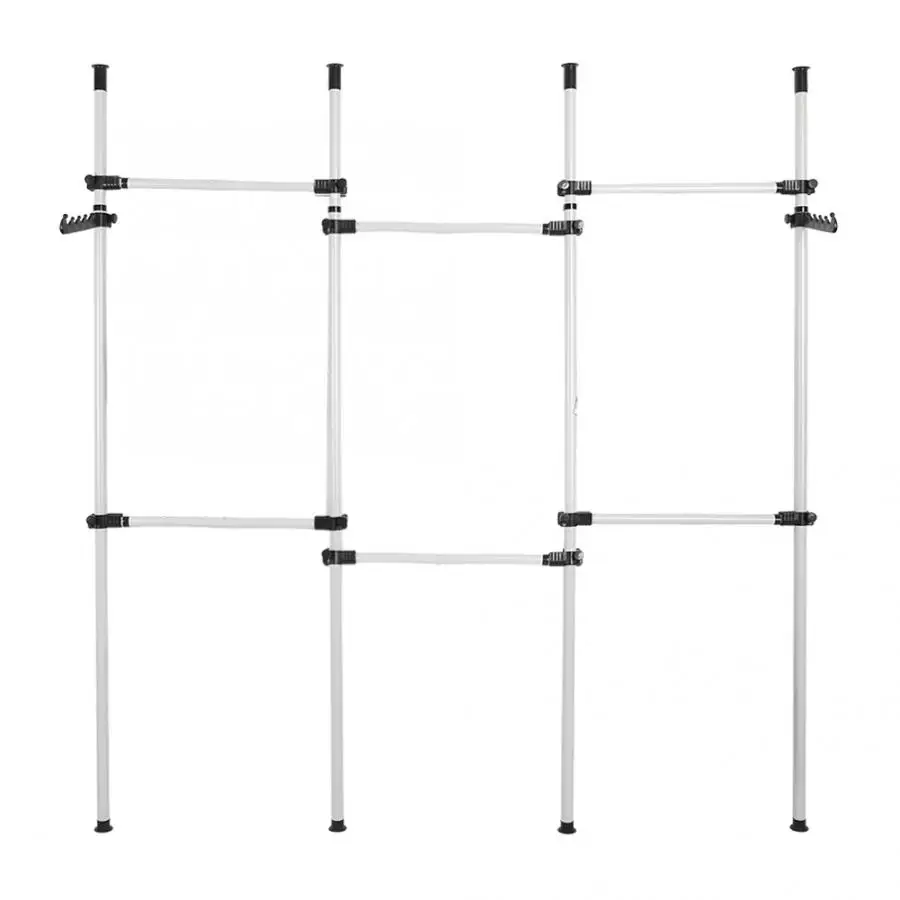 

Scalable Adjustable Coat Hanger Tools Garment Rack DIY Clothes Wardrobe Indoor Storage Shelf for Shoes