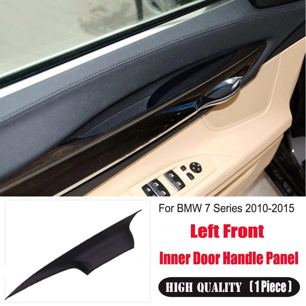 ABS черный пластиковый автомобильный интерьер дверная ручка панель Потяните накладка автомобиля Стайлинг для BMW F01 F02 7 серия 2009