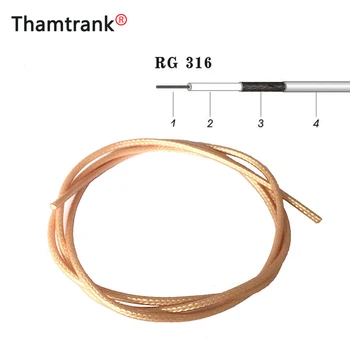 

10M RG316 Cable RF Coaxial RG316 Pigtail Coax Cord High Quality Wire Cable