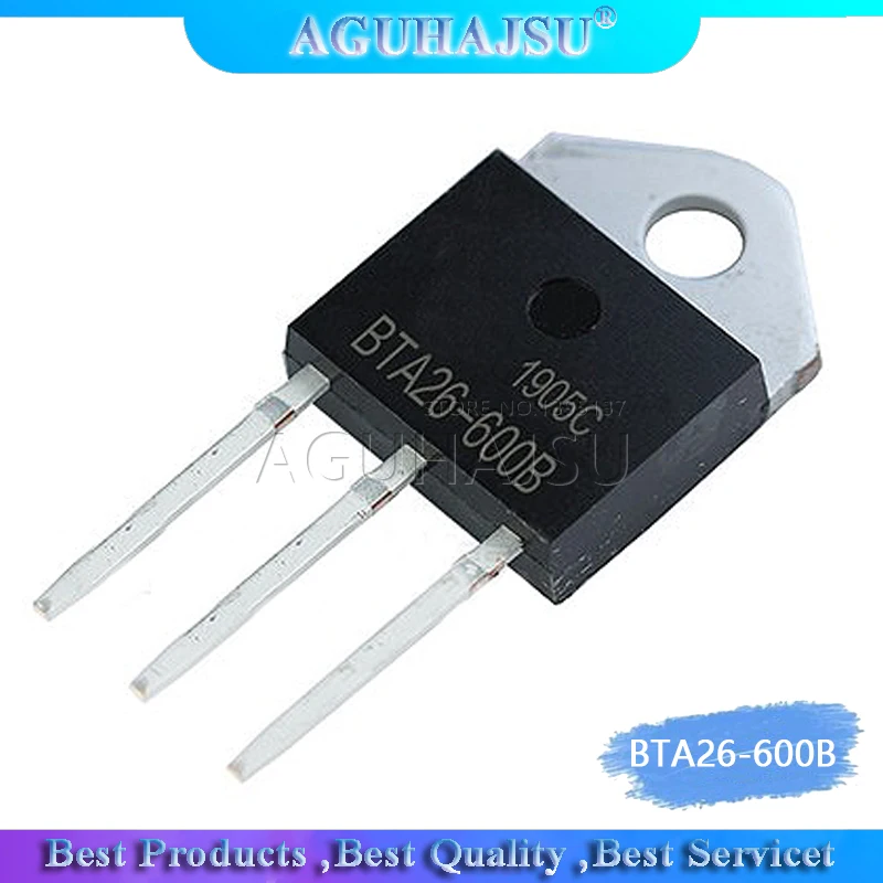 5 шт. BTA26-600B TO-3P BTA26600B TO3P BTA26-600 Новый и оригинальный IC | Электронные компоненты