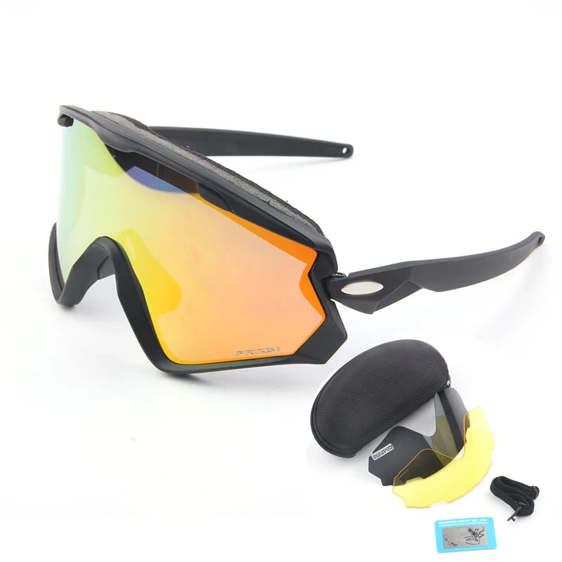 Очки для велоспорта, зимние очки для снега, очки для горного велосипеда, шоссейные велосипедные спортивные солнцезащитные очки, очки Gafas Ciclismo Oculos Ciclismo Occhiali - Цвет: blackLenred