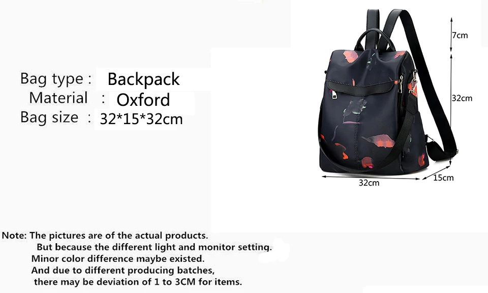Yogodlns женский Оксфордский рюкзак многофункциональный рюкзак повседневный Противоугонный рюкзак для подростков девочек школьный mochila