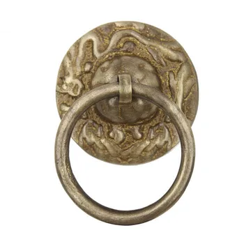 

Archaize bronze dragon design door knocker handle classical cymbal pull ring ruyi round cabinet