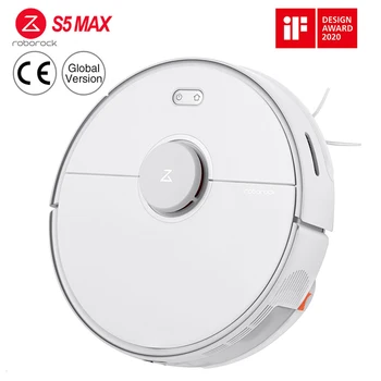 

2020 Newest Roborock S5 Max Robot Vacuum Cleaner Automatic Sweep Dust Sterilize Smart Planned Washing Mopping WIFI APP Control